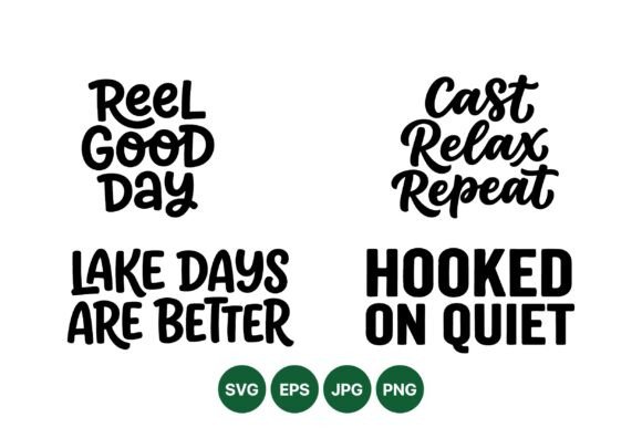 Fishing Relaxation Quote SVG Pack Review