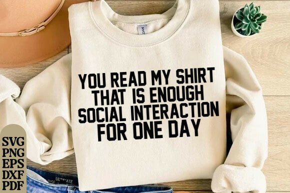Funny Anti-Social Quote SVG PNG Graphics for T-Shirt Designs