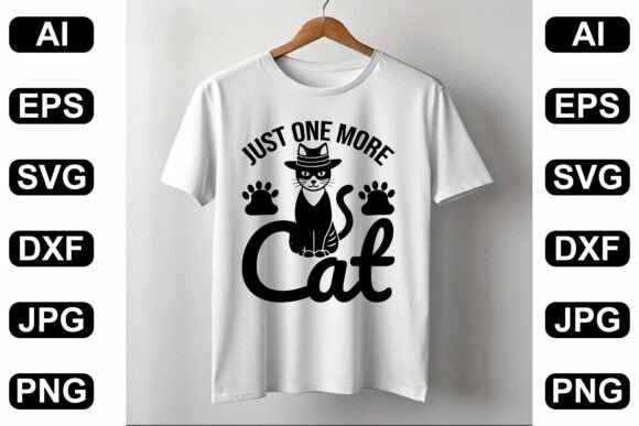 Funny Cat Lover Quote SVG for T-Shirt Designs and Graphics