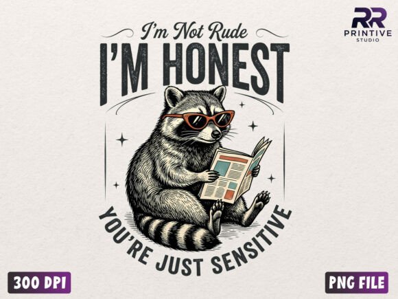 Funny Raccoon Quote SVG PNG Design for Graphics & T-Shirt Designs