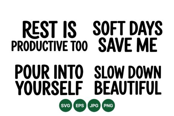 Inspirational Rest Quote SVG Set Review