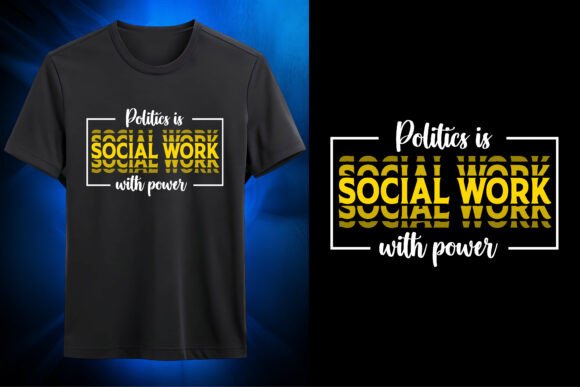 Social Work with Power Quote SVG Design for Graphics