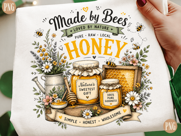Sweet Honey Quote SVG Bee Lover Design for Graphics and T-Shirt Designs